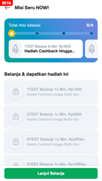 Tokopedia NOW! Quest Landing Page
